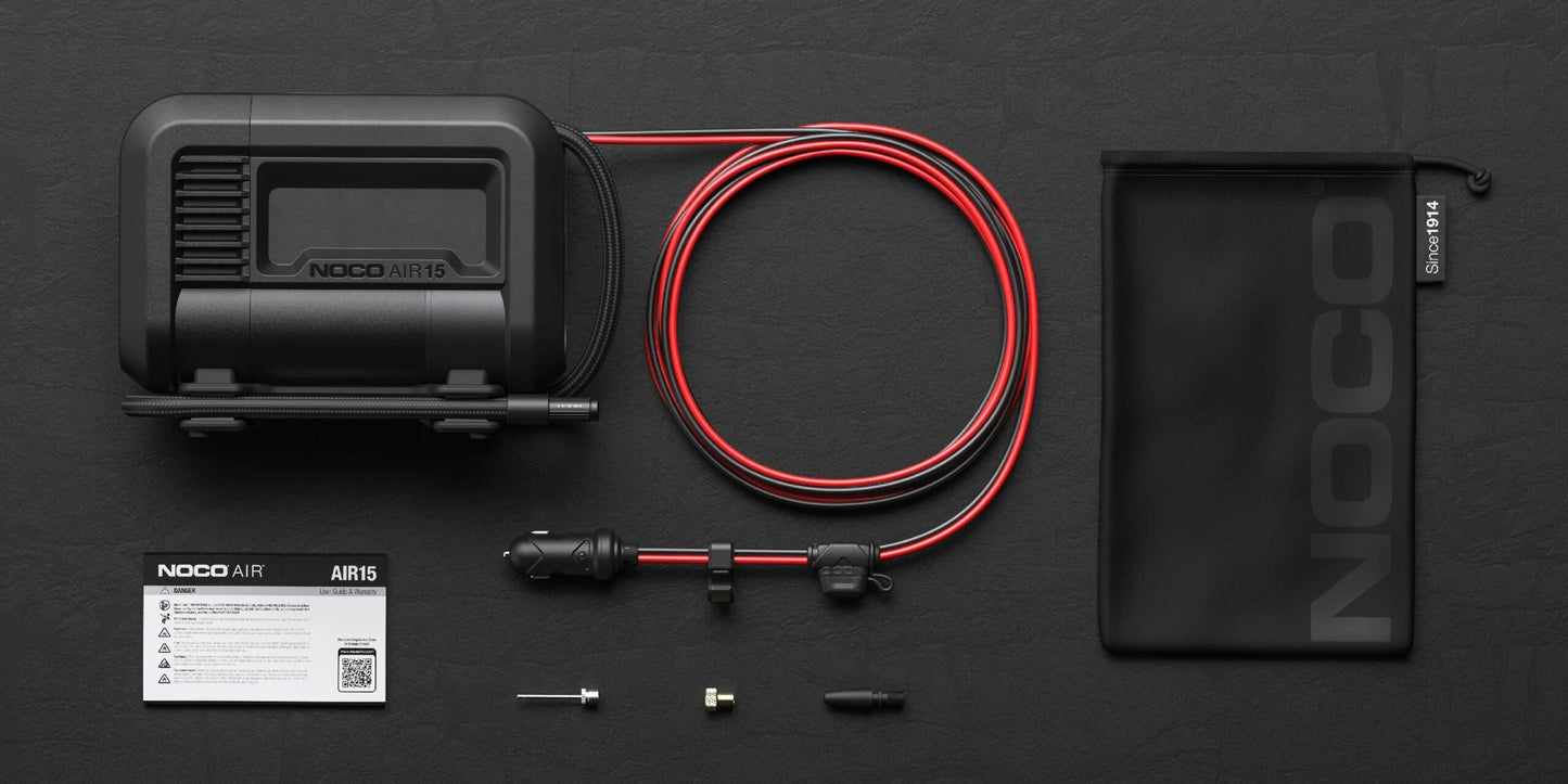 Noco AIR15 – 15A 80PSI Portable Tyre Inflator
