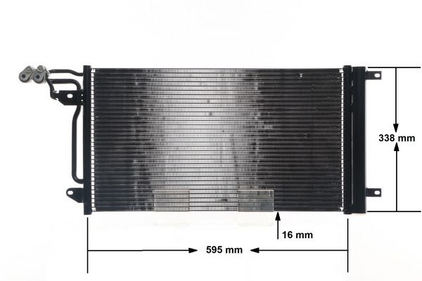 MAHLE AC 566 000S Air Conditioning Condenser (with Receiver-Dryer)