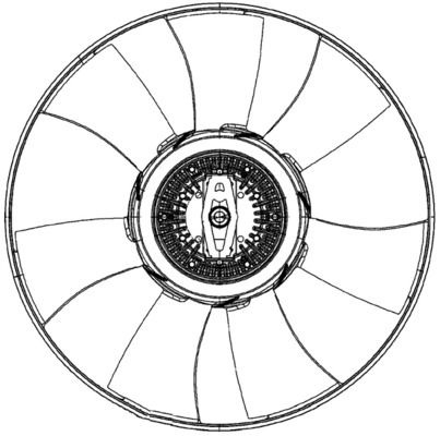 MAHLE Premium Line CFF 492 000P Engine Cooling Fan.
