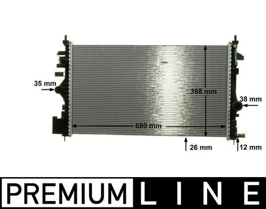 MAHLE CR1102000P Radiator | Vauxhall Opel Insignia A OE Quality