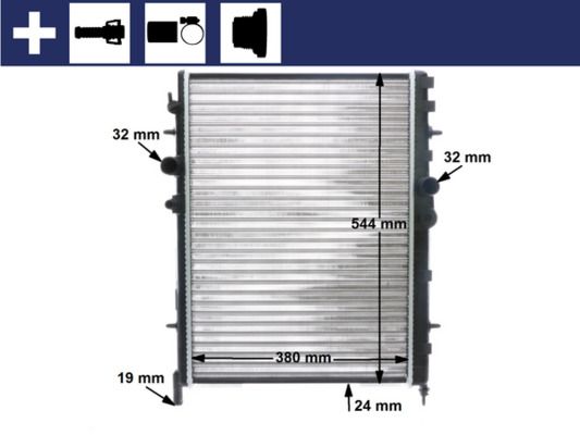 MAHLE CR 515 000S Engine Cooling Radiator