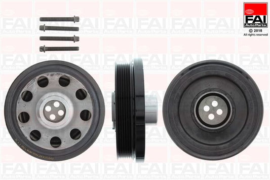 FAI AutoParts FVD1013K Crankshaft Pulley & Vibration Damper Kit (Fits BMW N47 Engines)